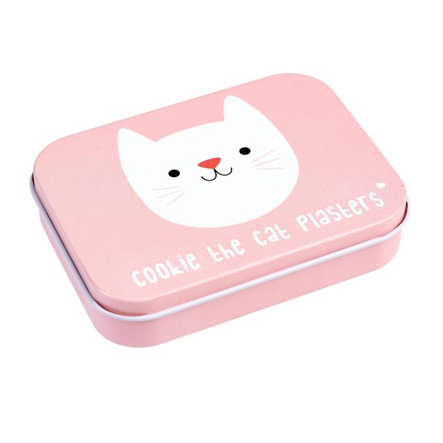 Rex London Cookie the Cat Plasters in a Tin, 30 Per Pack