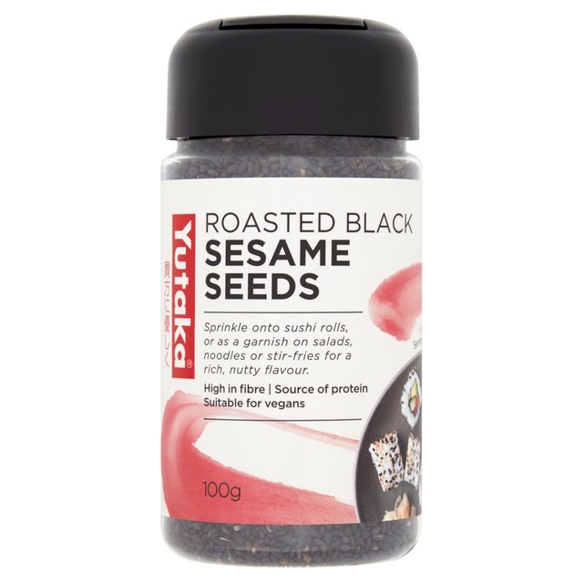 Yutaka Roasted Black Sesame Seeds, 100g