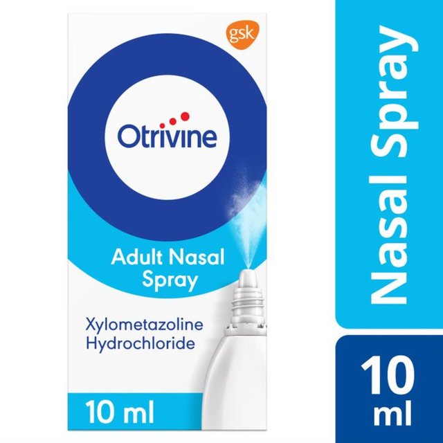 Otrivine Decongestant Nasal Spray Sinusitis Relief, 10ml