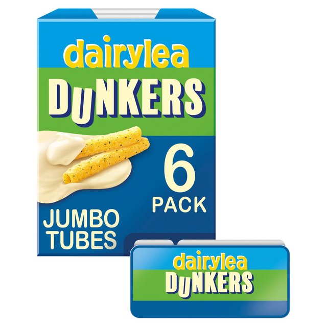 Dairylea Dunkers Jumbo Tubes Cheese Snacks, 6 x 41g