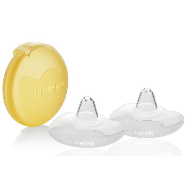 Medela Medium Contact Nipple Shields With Case, 2 Per Pack