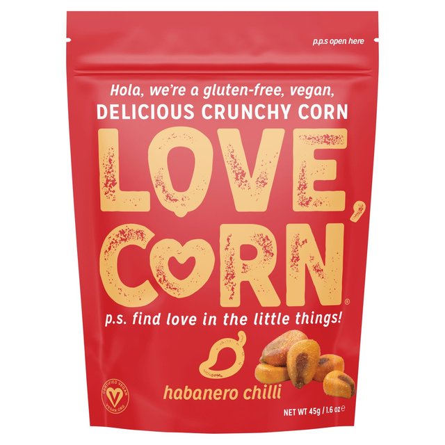 Love Corn Habanero Crunchy Corn, 45g
