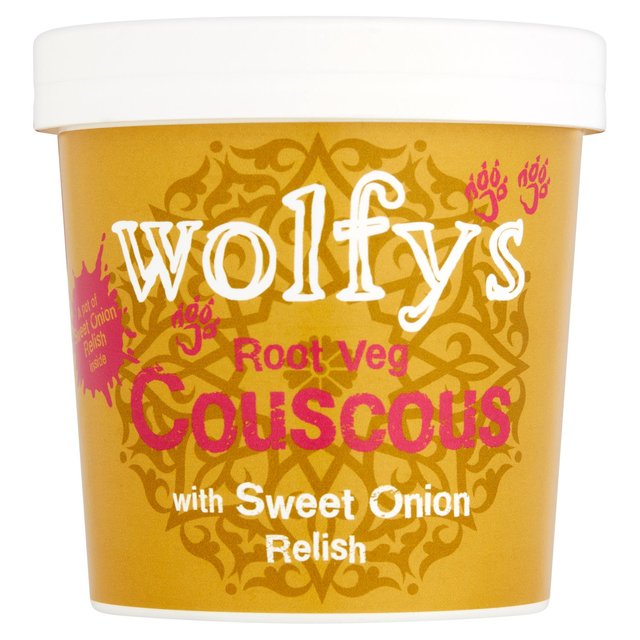 Wolfys Root Veg Couscous With Sweet Onion Relish, 97g