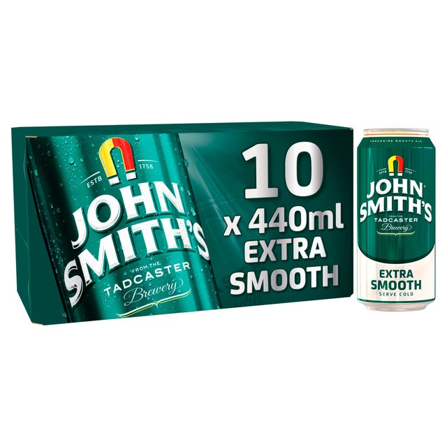 John Smith’s Extra Smooth Ale Cans, 10 x 440ml