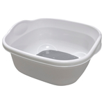 Addis Premium Soft Touch Washing Up Bowl, White / Grey