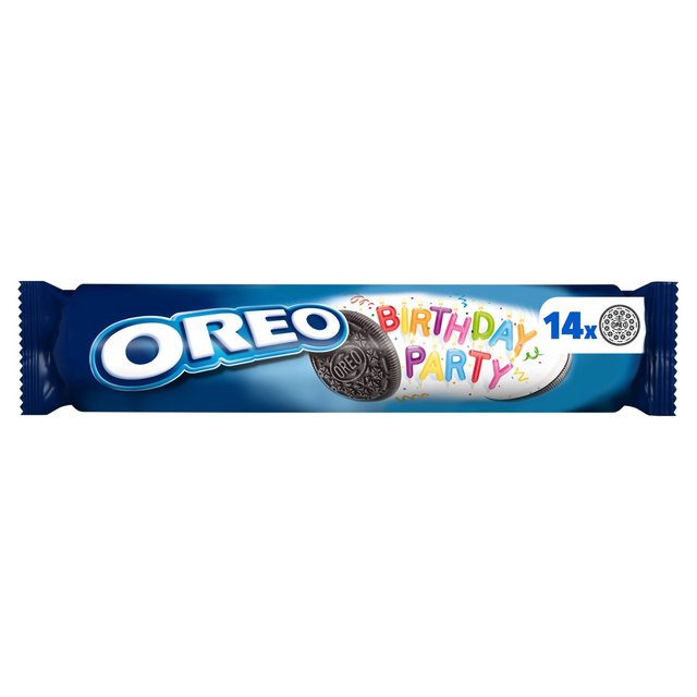 Oreo Birthday Party Sandwich Biscuits, 154g