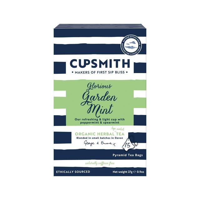 Cupsmith Organic Garden Mint Tea, 15 per Pack
