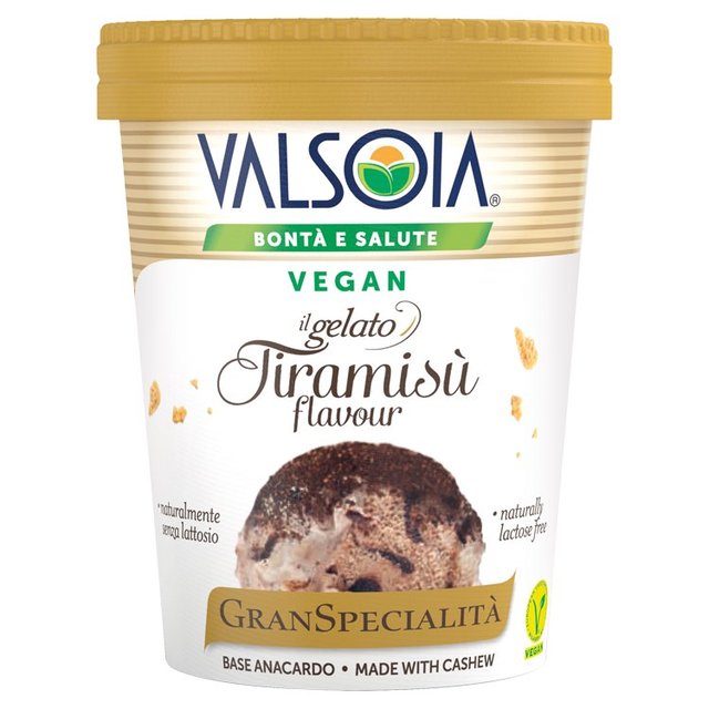 Valsoia Cashew Tiramisu Dairy Free Gelato, 510ml