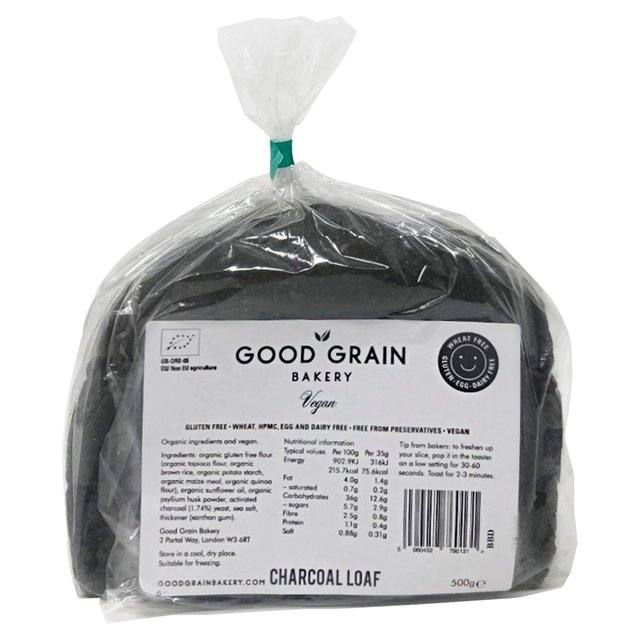 Good Grain Bakery Activated Charcoal Loaf, 500g