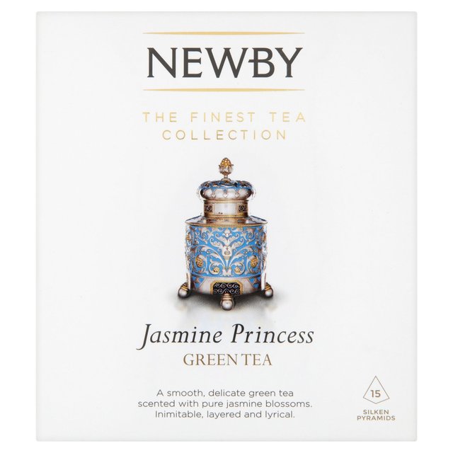 Newby Teas Jasmine Princess Silken Pyramids 15x, 15 per Pack