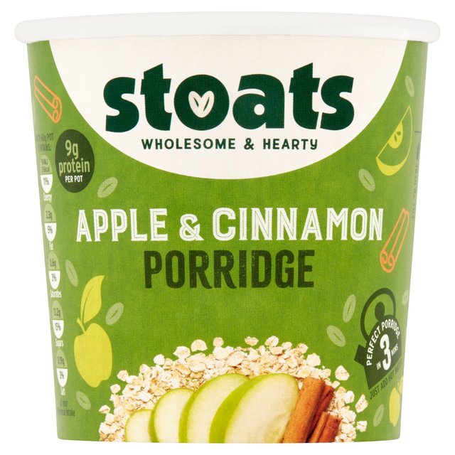 Stoats Porridge Pot Apple & Cinnamon, 60g