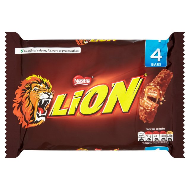 Lion Bars Multipack, 4 Per Pack
