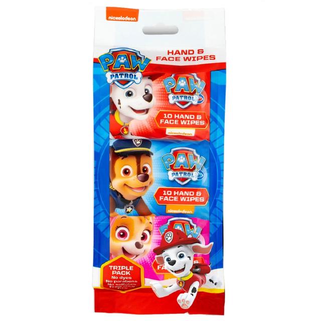Jellyworks Paw Patrol Hand & Face Wet Wipes Multipack, 3 Per Pack
