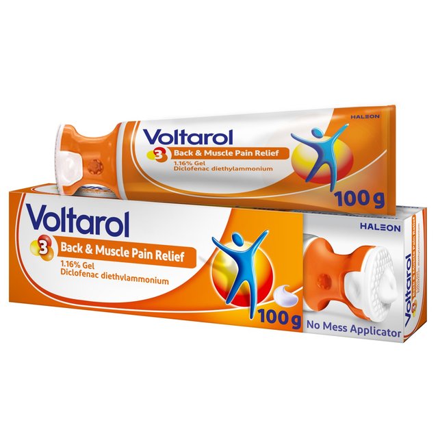 Voltarol Back & Muscle Pain Gel 1.16% Gel No Mess Applicator, 100g