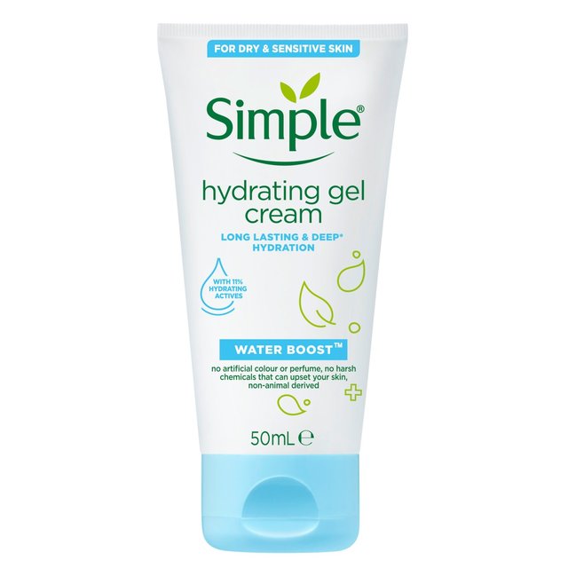 Simple Water Boost Hydrating Gel Cream, 50ml