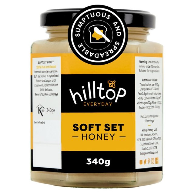 Hilltop Honey, Set Honey, 340g