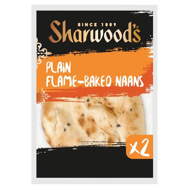 Sharwood’s Naans Plain, 2 Per Pack