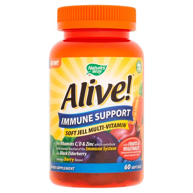 Alive! Immune Support Soft Jell, 60 Per Pack