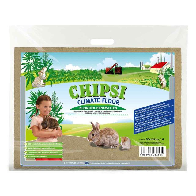 Chipsi Climate Floor Hemp Mat for Small Animals, Extra Large, 115 x 50cm