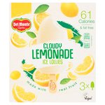 Del Monte Cloudy Lemonade Ice Lollies 
