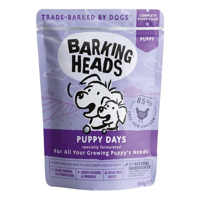 Barking Heads Puppy Days Wet Dog Food Pouch, 300g