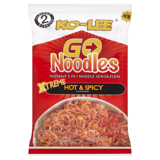 Ko-Lee Go Instant Noodles Xtreme Hot & Spicy Flavour, 85g