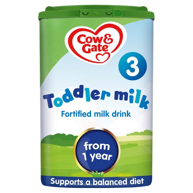 Cow & Gate 3 Baby Toddler Milk Formula 1+ Years, 800g
