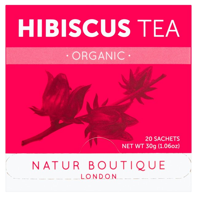 Natur Boutique Organic Hibiscus Tea, 20 Per Pack