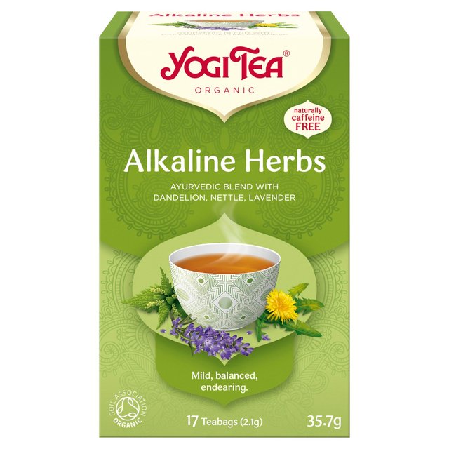 Yogi Tea Organic Alkaline Herbs, 17 Per Pack