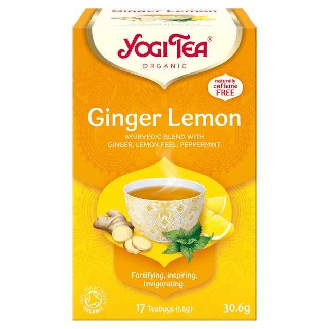 Yogi Tea Organic Ginger Lemon, 17 Per Pack