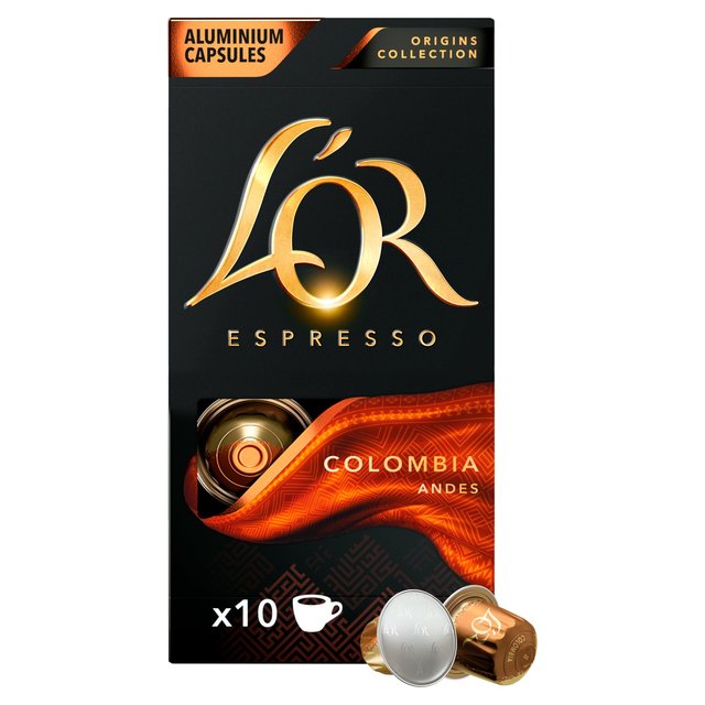 L’OR Colombia Coffee Pods x10 Intensity 8, 10 Per Pack