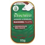 John West Skinless & Boneless Mackerel Fillets In Smokehouse BBQ Sauce