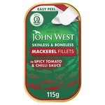John West Mackerel Fillets In Spicy Tomato & Chilli Sauce