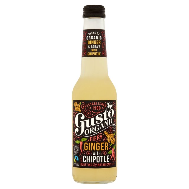 Gusto Organic Fairtrade Fiery Ginger With Chipotle, 275ml