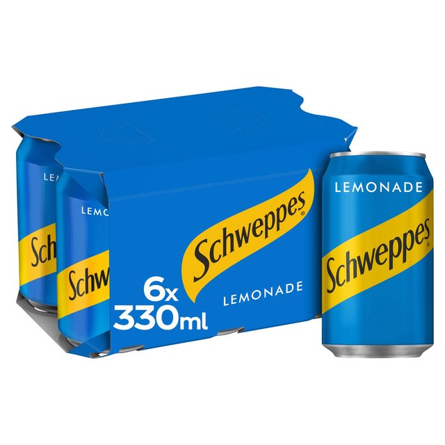 Schweppes Lemonade, 6 x 330ml