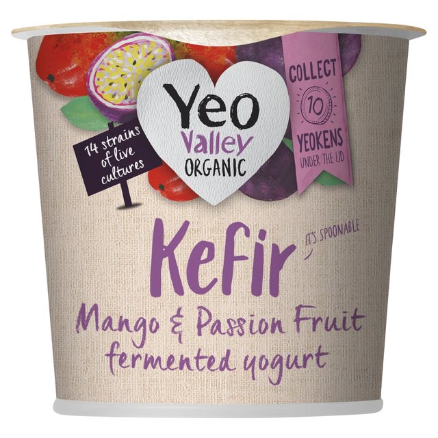 Yeo Valley Organic Kefir Mango & Passionfruit Yoghurt, 350g