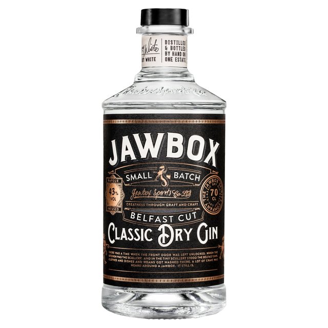 Jawbox Small Batch Gin, 70cl