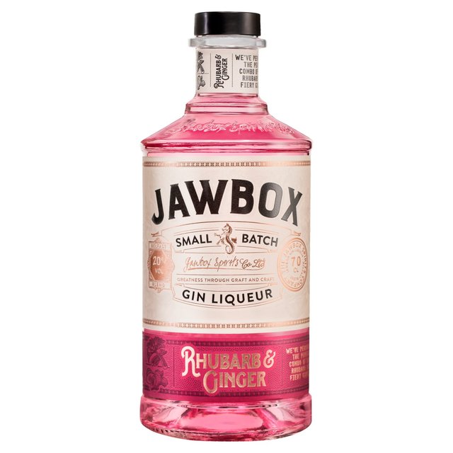 Jawbox Rhubarb & Ginger Gin Liqueur, 70cl