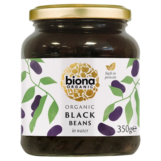 Biona Organic Black Beans, 350g