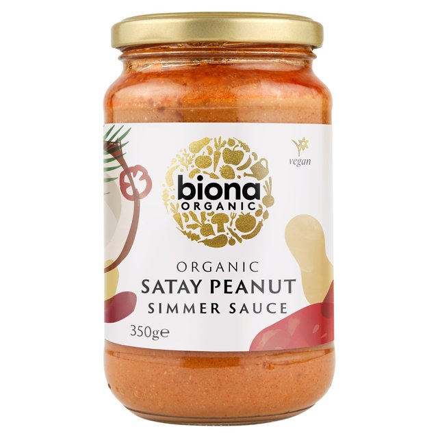 Biona Organic Satay Peanut Simmer Sauce, 350g