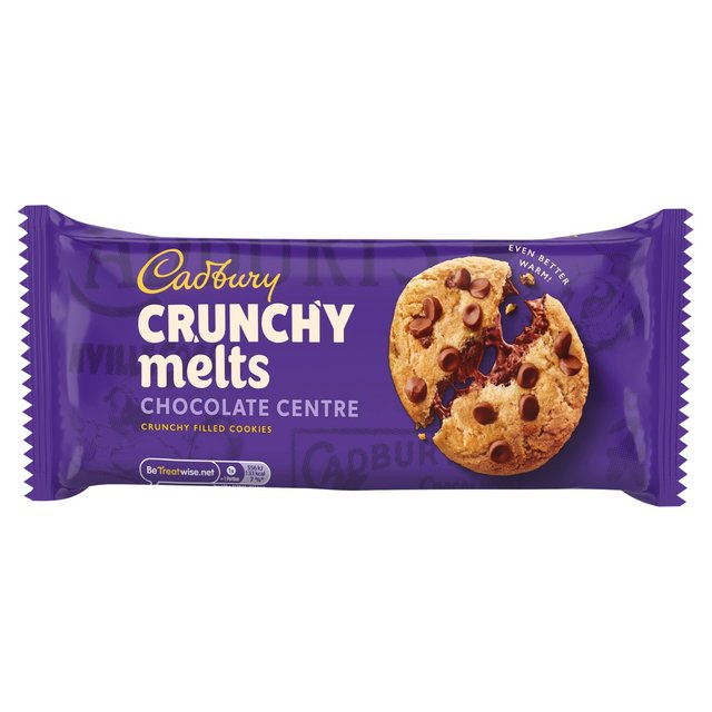 Cadbury Crunchy Melts Chocolate Centre Cookies, 156g