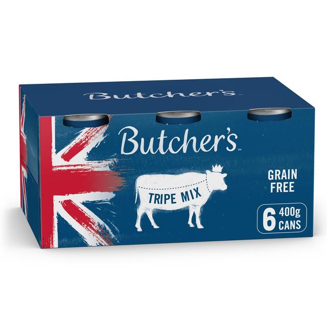 Butcher’s Tripe Dog Food Tins, 6 x 400g