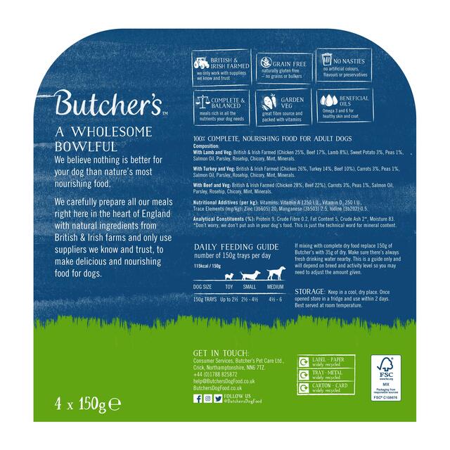 Butchers traditional dog online food