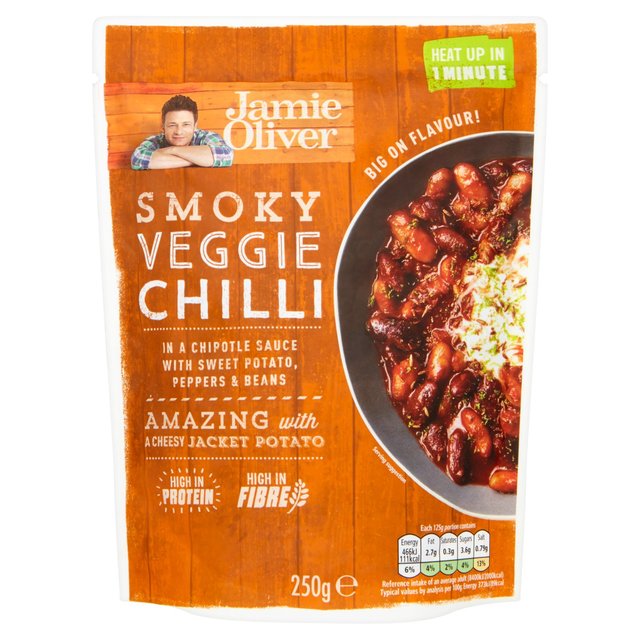 Smokey Veg Chilli Ready to Eat Jamie Oliver, 250g