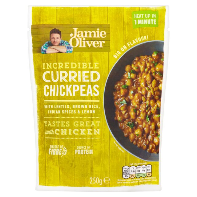 Curried Chickpeas Jamie Oliver Ready to Eat, 250g