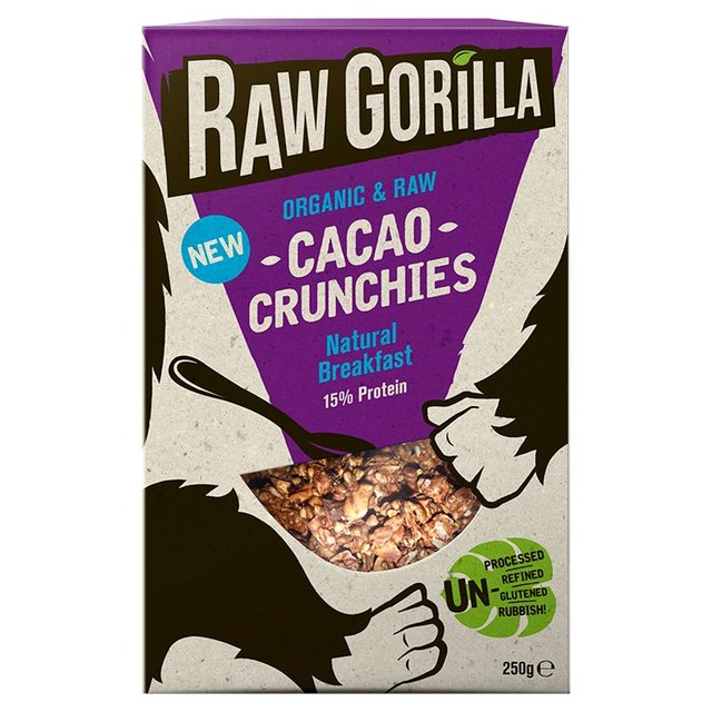 Raw Gorilla Cacao Crunchies, 250g