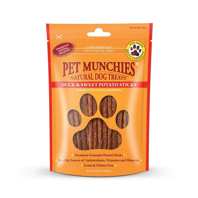 Pet Munchies Duck & Sweet Potato Sticks Dog Treat, 90g