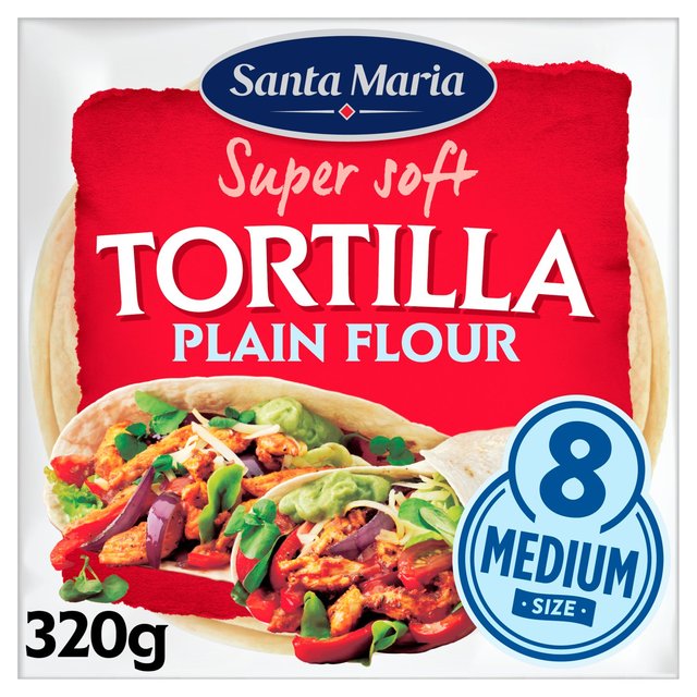 Santa Maria Plain Flour Tortilla, 8 Per Pack