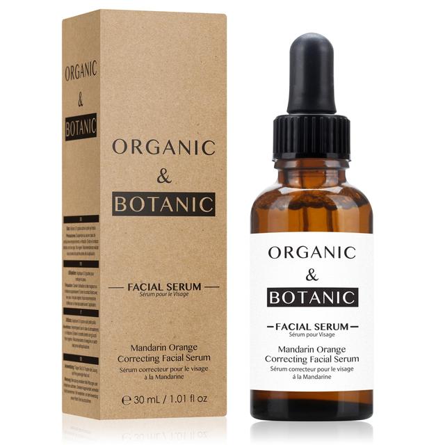 Organic & Botanic Correcting Facial Serum, Mandarin Orange, 30ml
