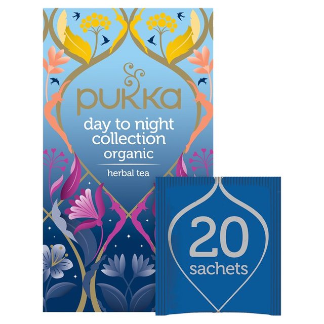 Pukka Tea Day to Night Collection, 20 Per Pack